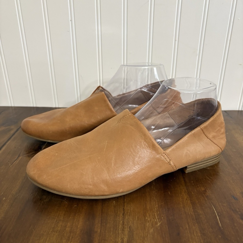 BOC Born Concept Shoes Womens 10W Brown Suree Slip On Loafer Soft Leather